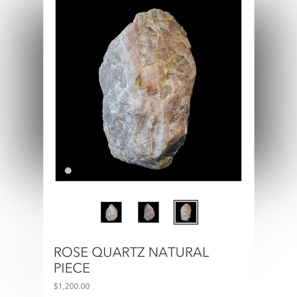 Rose quartz stone in the raw - Picture 6 of 16